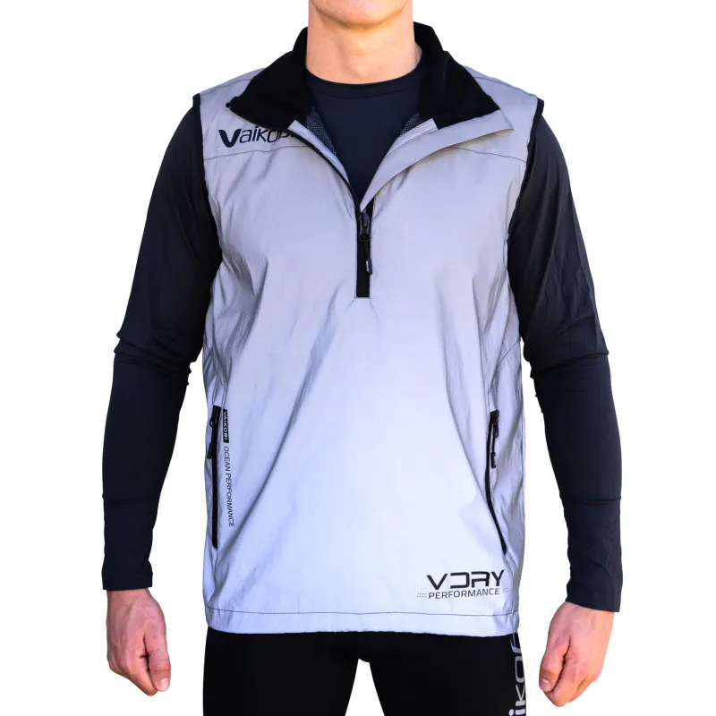 Vaikobi VDRY Zip Vest - Reflective silver